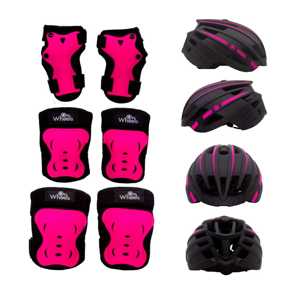 Casco Termosellado OnWheels + Protecciones OnWheels  - COUGAR